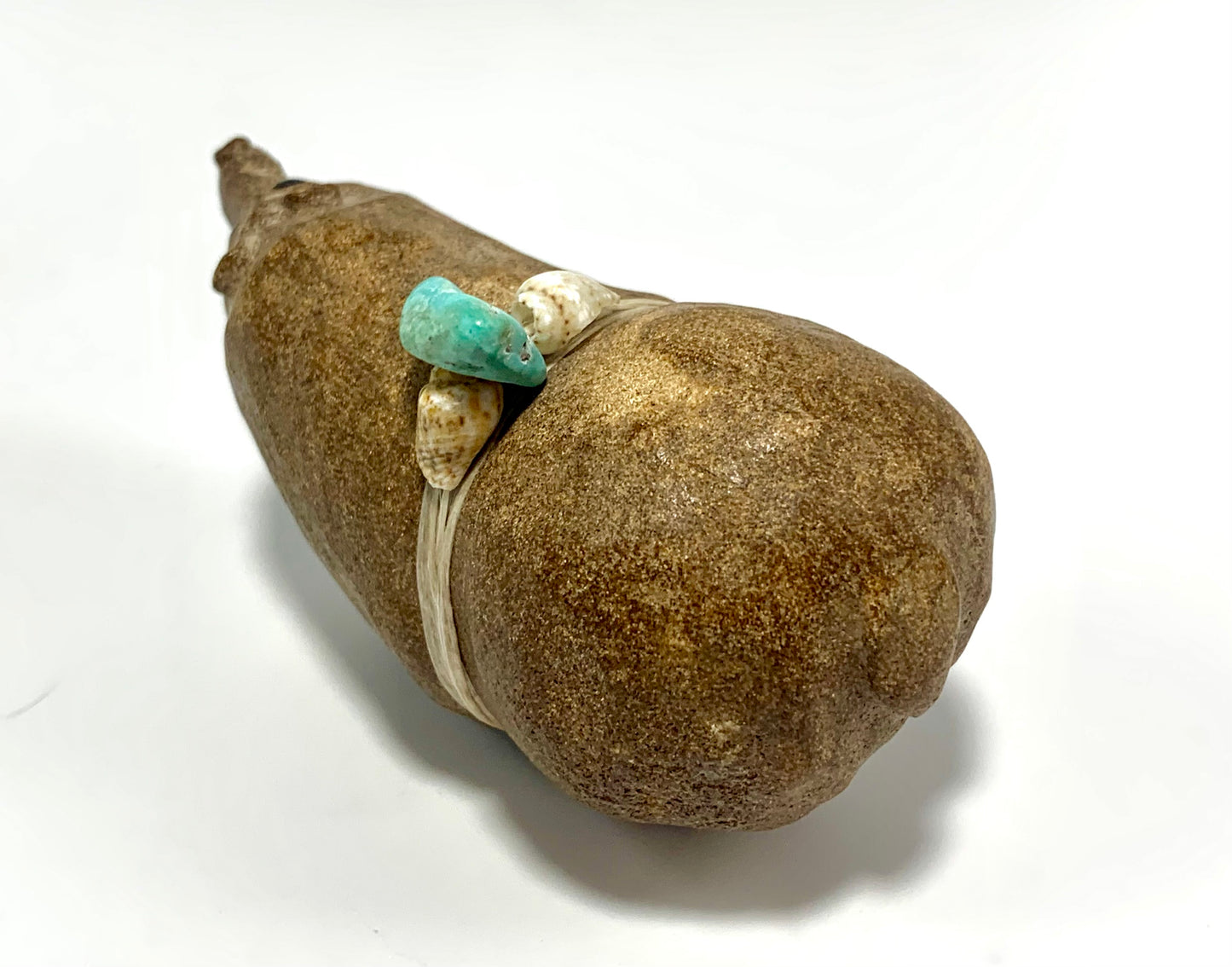 Rare Native Zuni Carved Stone Bear Fetish By Ricky Laahty