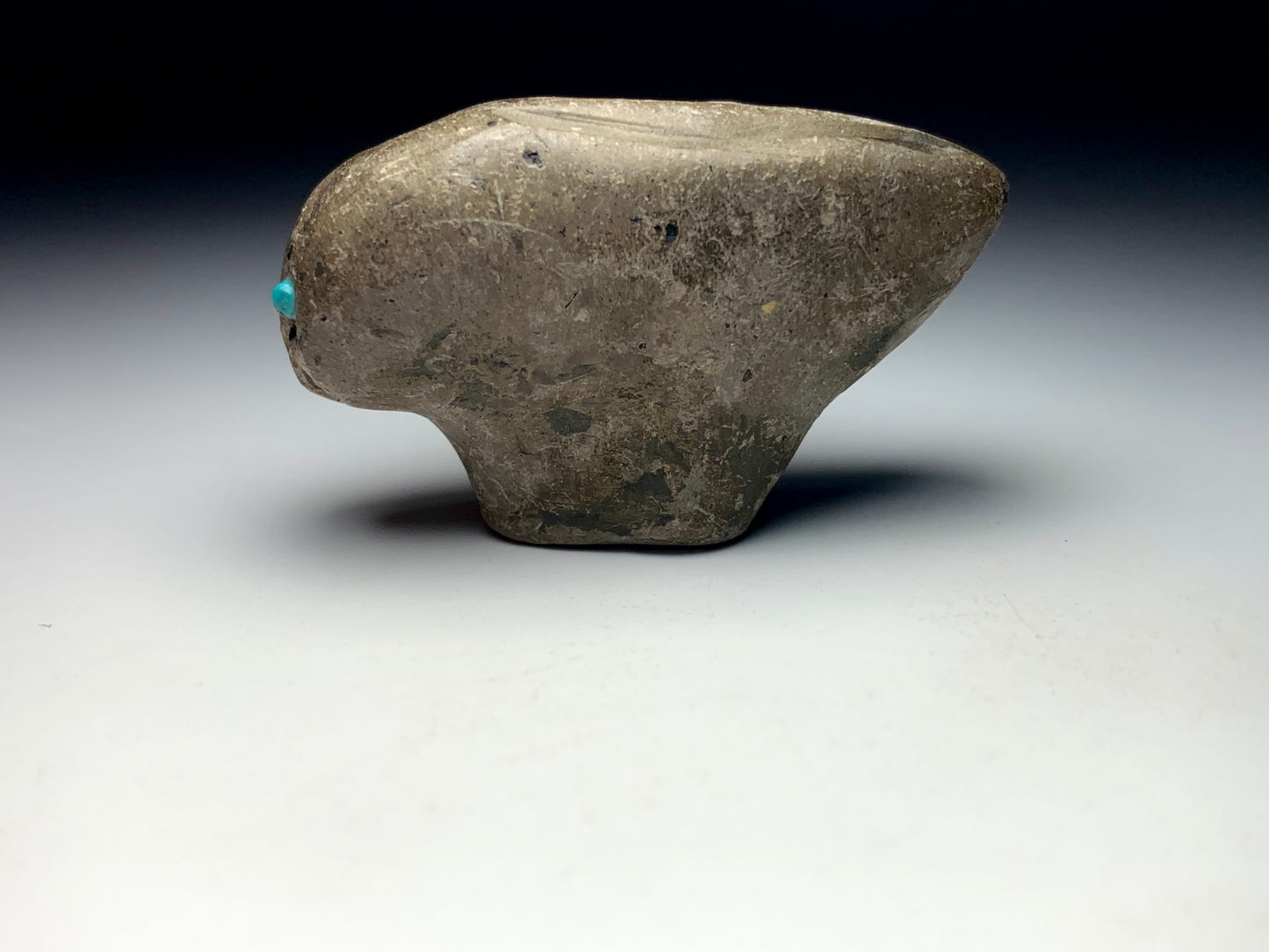 Mid Century Native Zuni Carved Stone Directional Bird Fetish By Theodore Kucate (d.)