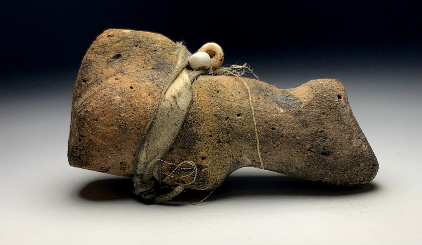 Rare Late 19th Century Native Zuni Carved Deer Antler Bear Fetish