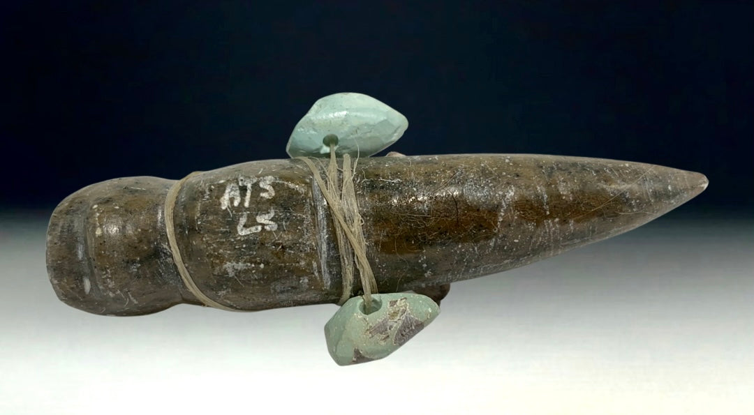 Native Zuni Carved Serpentine Tadpole Fetish By Lorandina Sheche (d.)